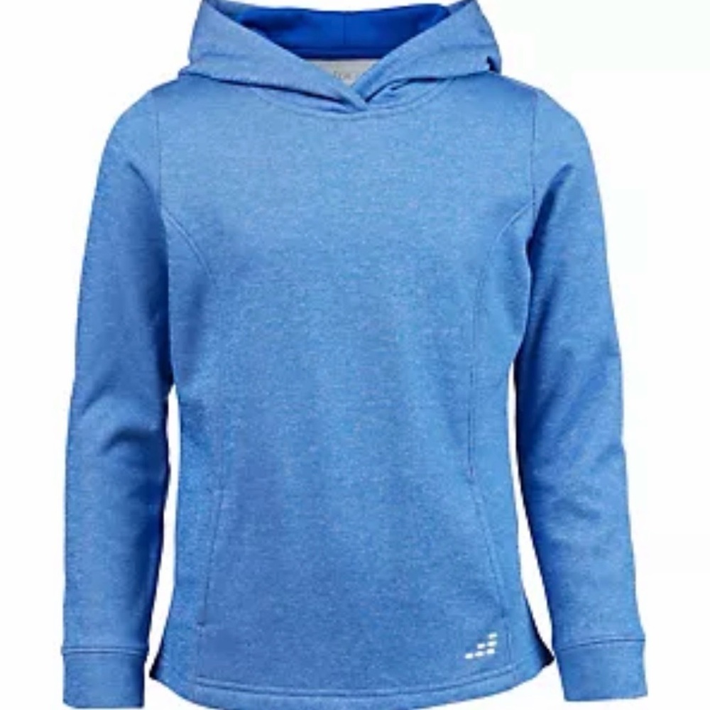 💙❄️ BCG Girls Performance Fleece Melange Hoodie – Size M (8–10)! ❄️💙